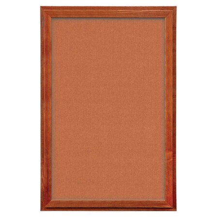 United Visual Products Indoor Enclosed Combo Board, 72"x36", Satin Frame/Blue & Blue Spruce UVCB7236-BLUE-BLSPRU